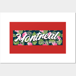 montreal bloom Posters and Art